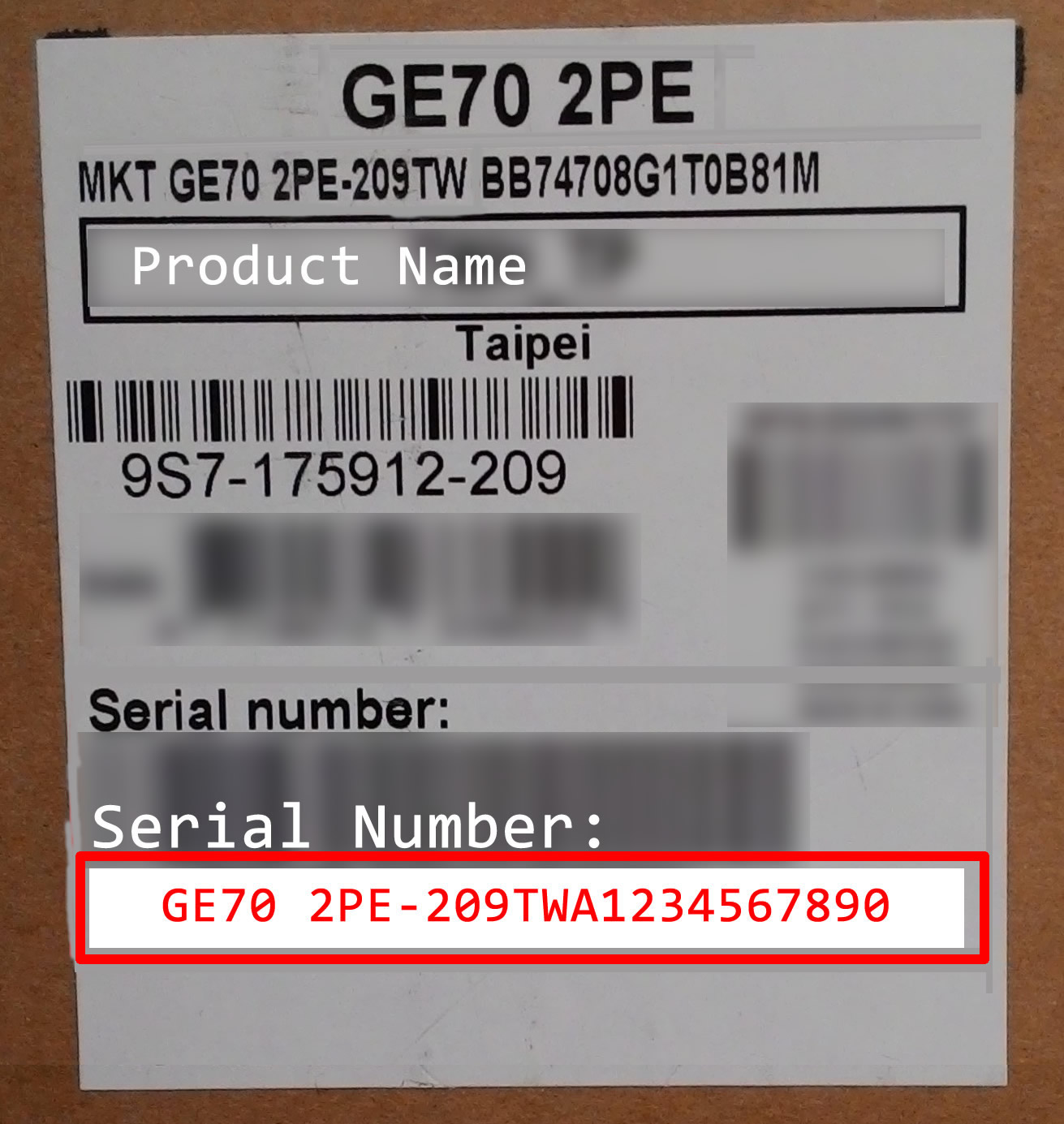 tama serial number check